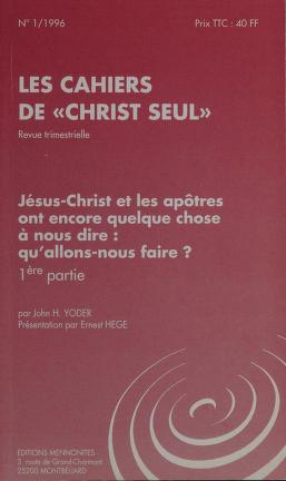 Yoder - Jesus Christ et les apotres 1 pt.jpeg